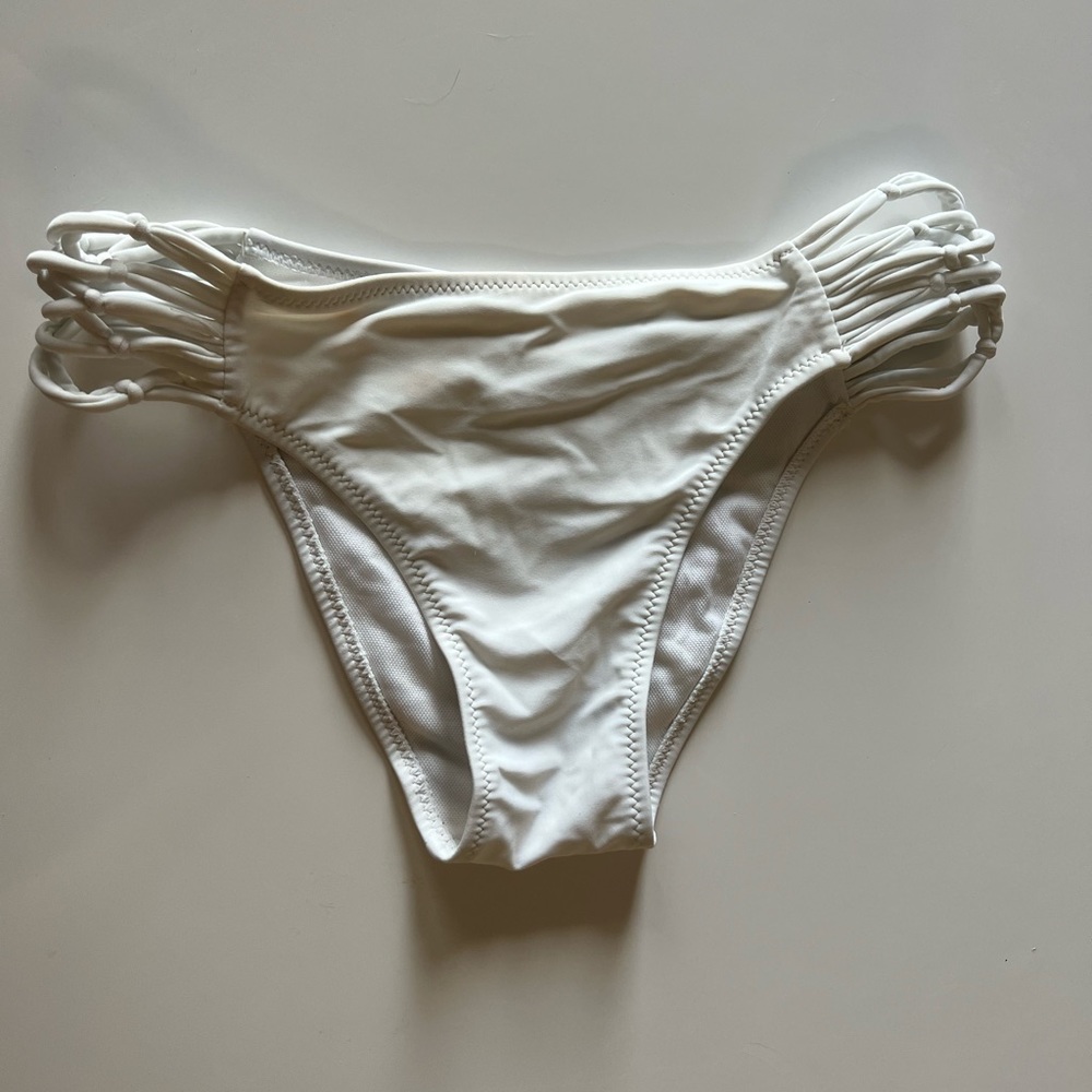 White bikini bottoms - never worn